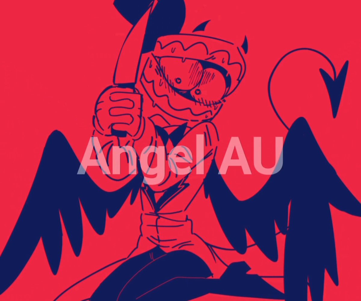 Angel AU Run Rabbit #tadc #caine