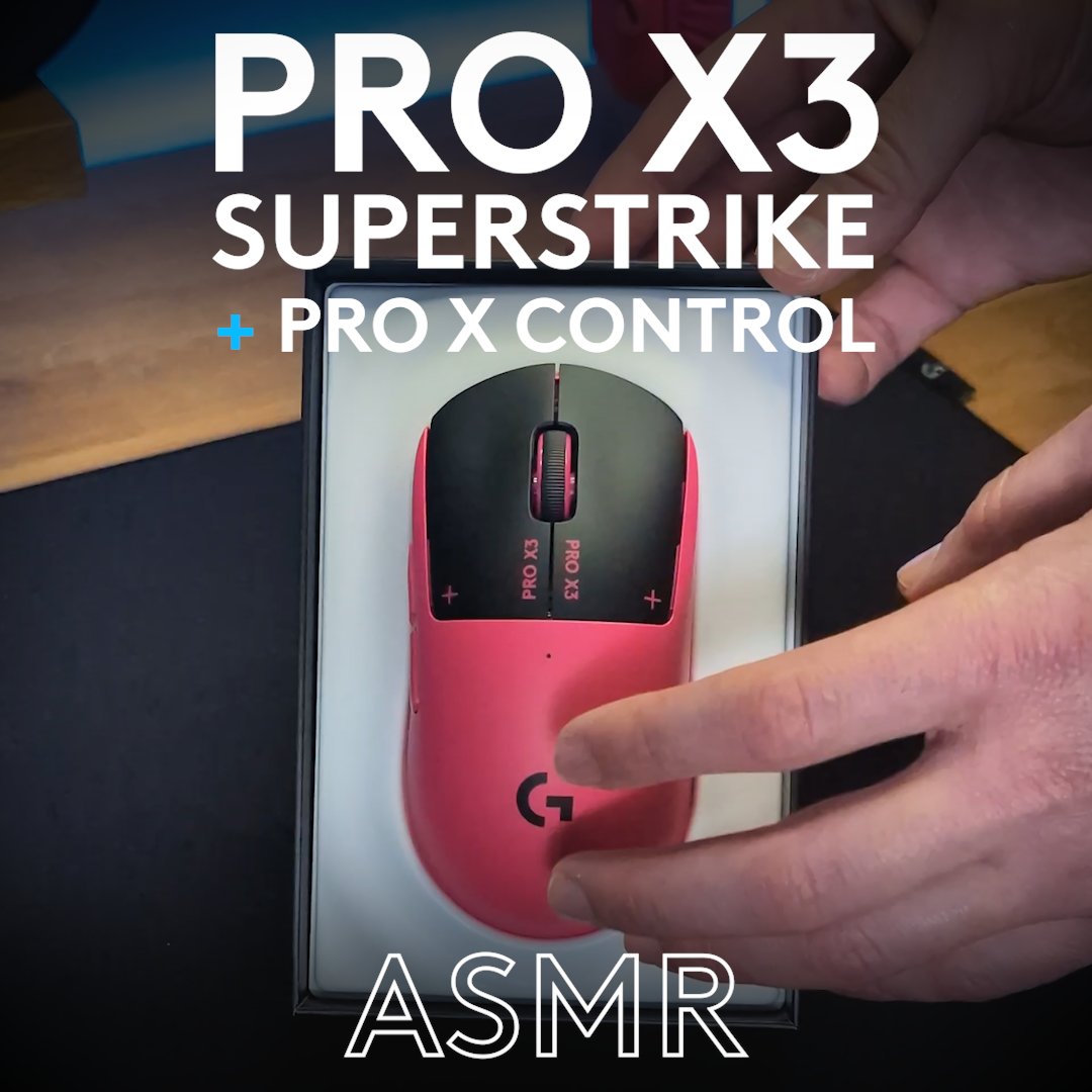 PRO X3 SUPERSTRIKE + PRO X CONTROL = 😌