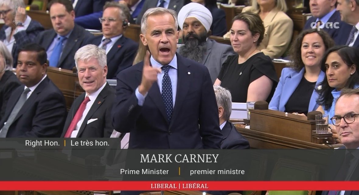 Mark Carney has been the PM for 18 months and was advising Justin Trudeau on economic policy all the way back to 2020. Today he pulled out his catchphrase “I just got here” once again. Does he reset his clock after every trip to Europe? This isn’t cute anymore.