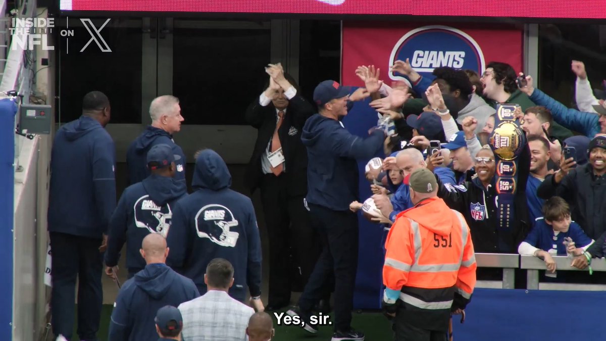 "That's the New York Giants right there!" John Harbaugh let Big Blue fans know that it's a new era 🔊 @InsideTheNFL