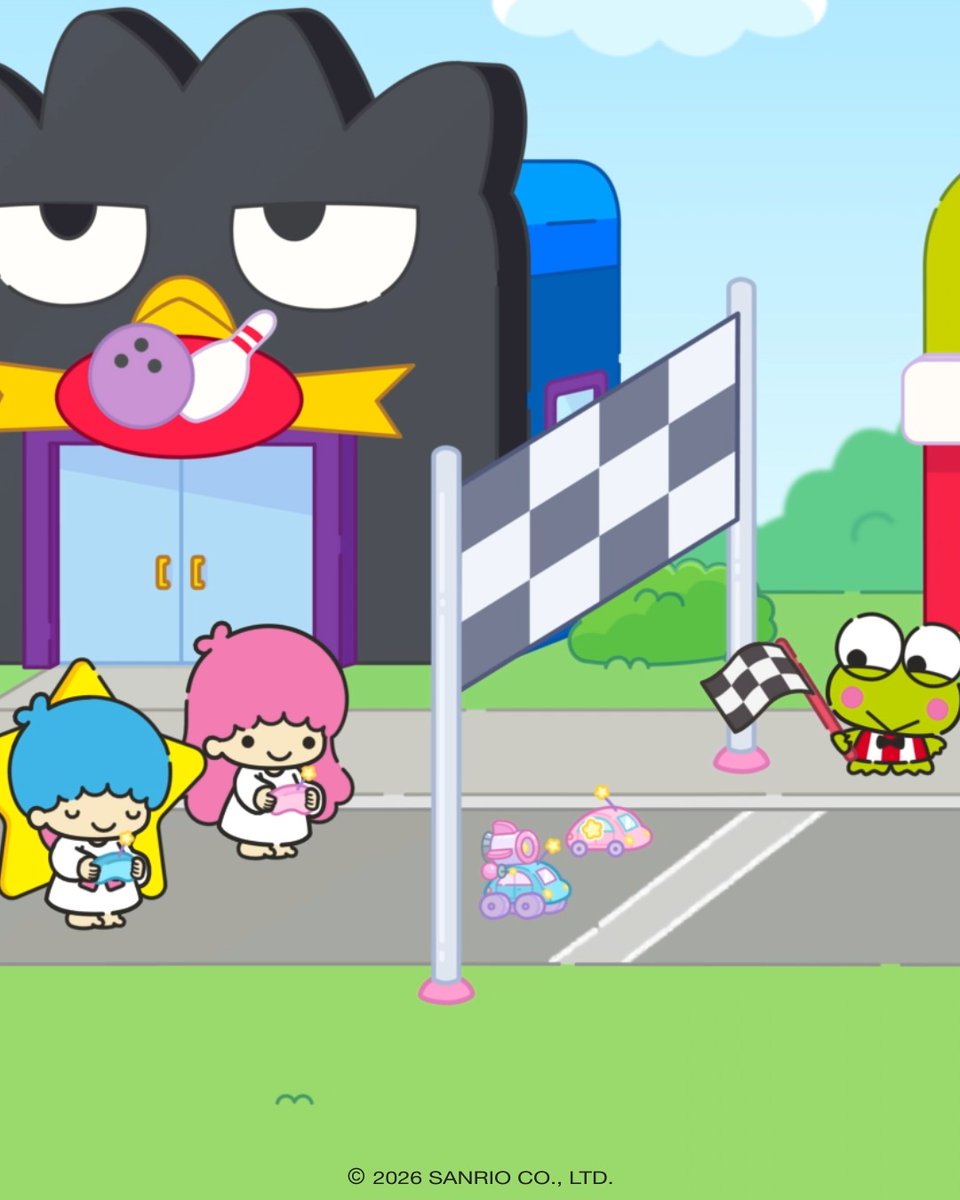 Kiki and Lala are racing their brand new toy cars, but this adventure is about more than crossing the finish line! 🏎️⭐ Watch now on the Hello Kitty and Friends YouTube channel: