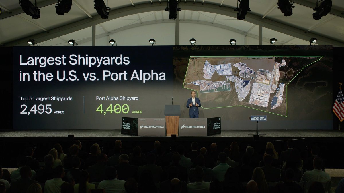 Situated on 835 acres with the option to expand to nearly 4,400 acres, Port Alpha will be the largest shipyard in the U.S., nearly double the size of the next five largest shipyards combined