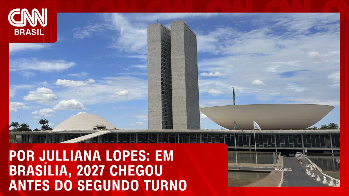 Na CNN Brasília já respira novos ares! 2027 já chegou! Lula já está arrumando a mala 🤣🤣🤣
