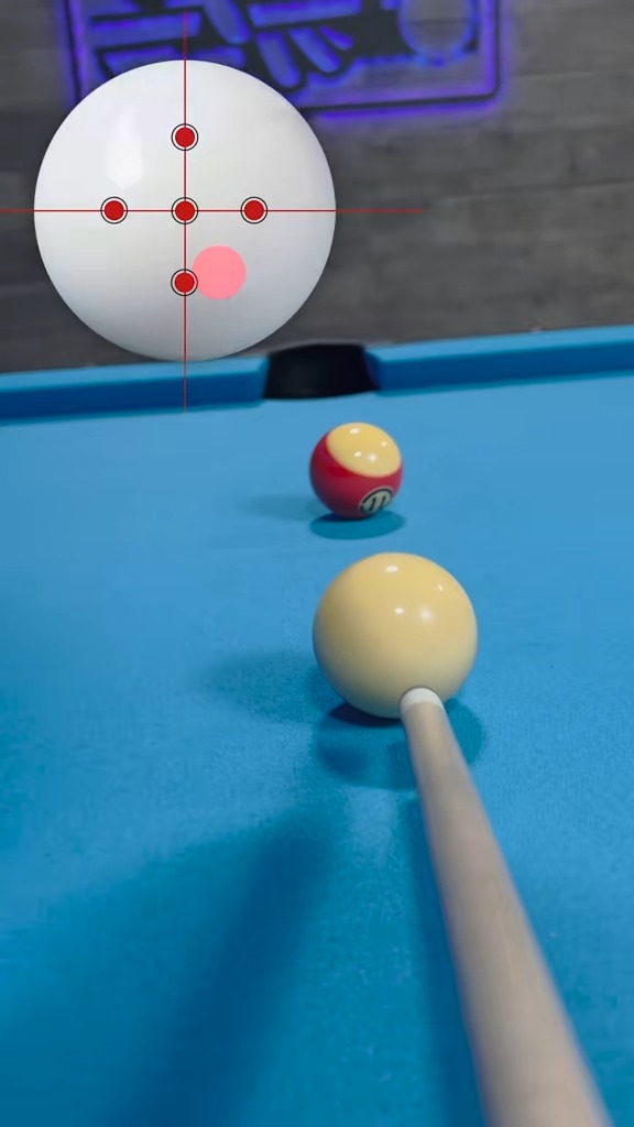 🎱 Low English, simplified. See where to hit the cue ball—and what happens next. 👀 #apapool #billiards #poolplayer #8ballpool