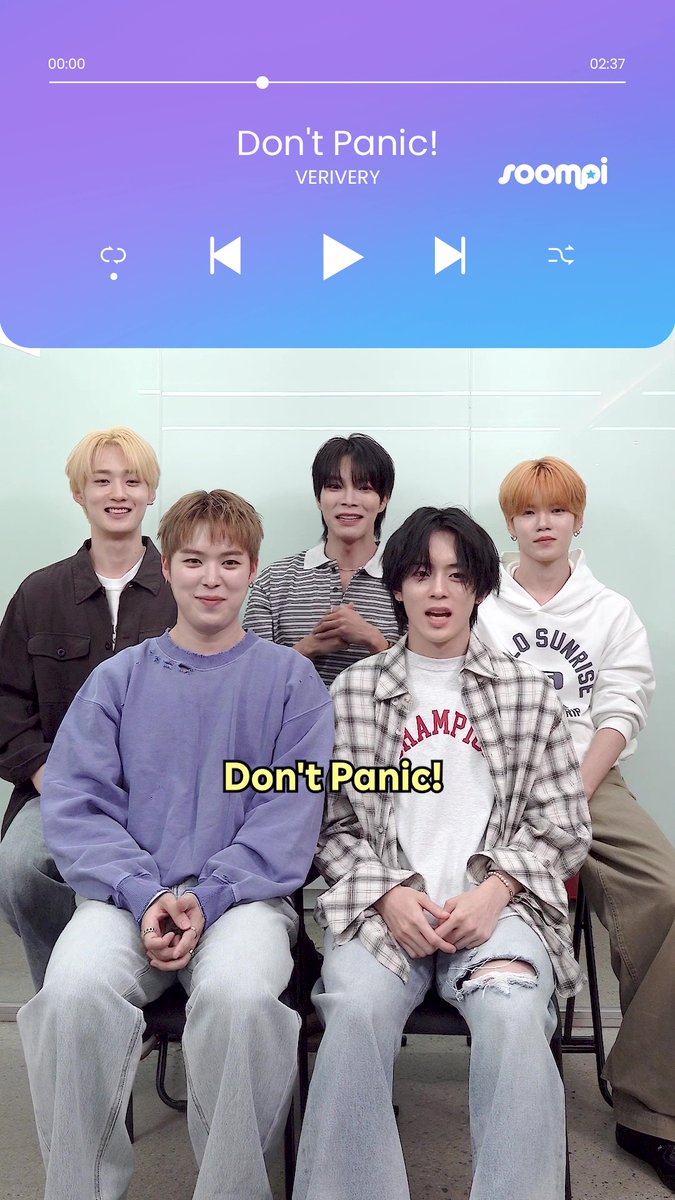 #VERIVERY sings "Don't Panic!” one word at a time🎵 VERIVERY_OFFICIAL #DONGHEON #GYEHYEON #YEONHO #YONGSEUNG #KANGMIN #베리베리 #동헌 #계현 #연호 #용승 #강민