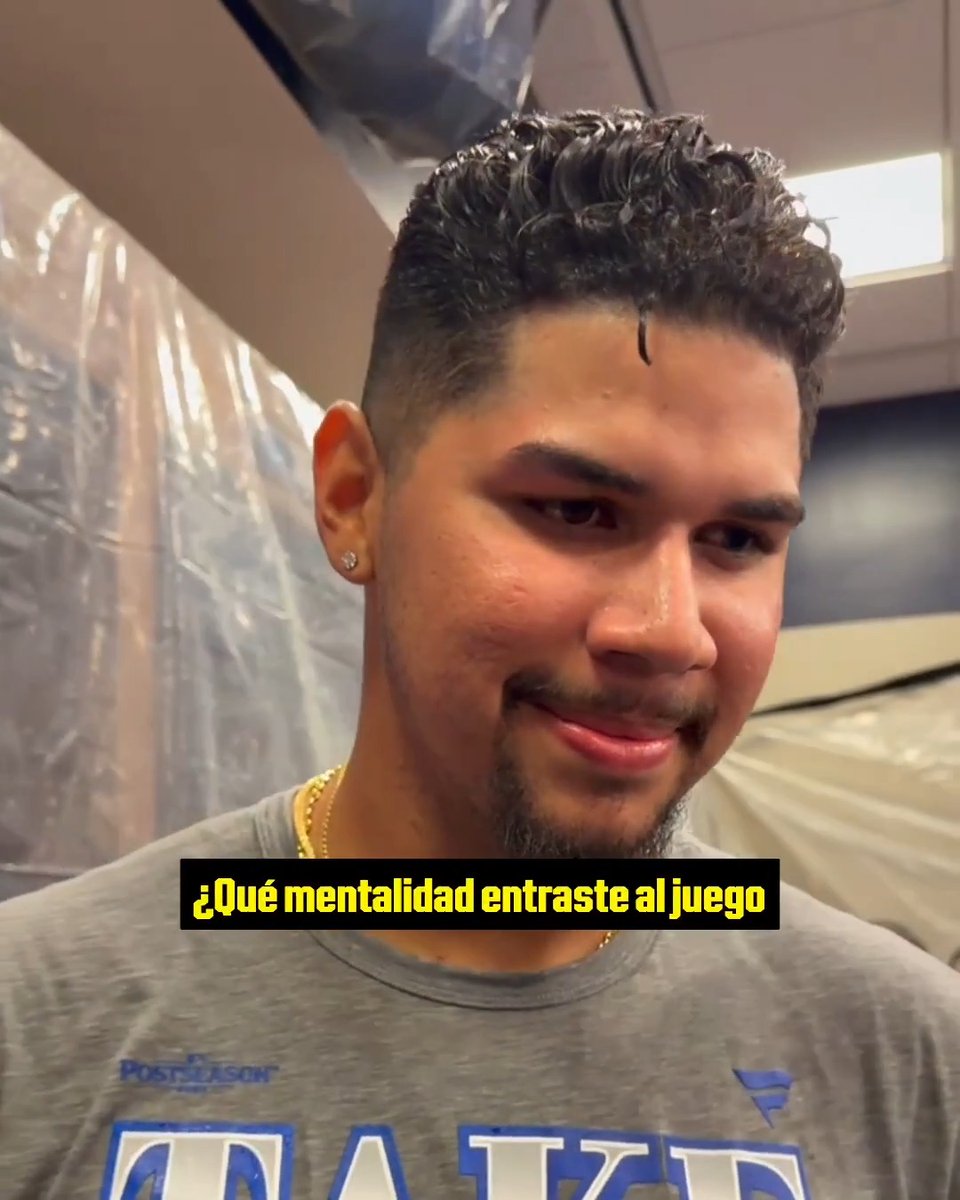 Edgardo Henríquez está agradecido por estar viviendo este momento de #Postseason con los Dodgers.