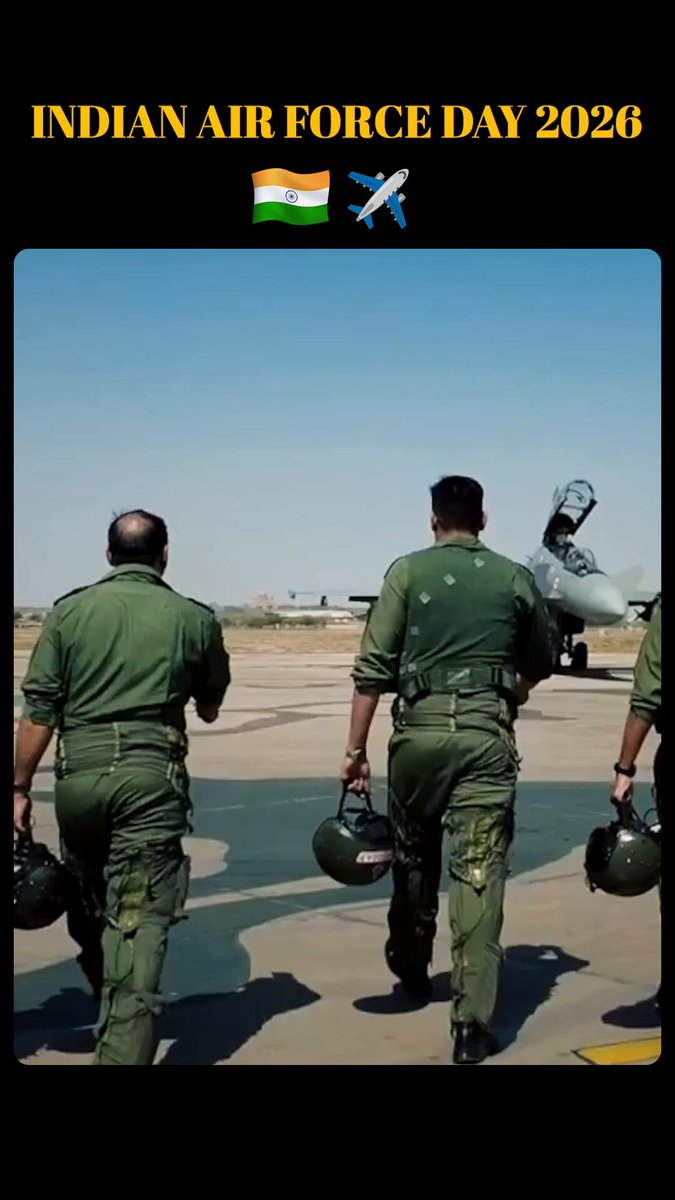 India’s skies are guarded by heroes who serve with courage, precision and an unwavering spirit. 𝐓𝐡𝐢𝐬 𝐀𝐢𝐫 𝐅𝐨𝐫𝐜𝐞 𝐃𝐚𝐲, 𝐰𝐞 𝐬𝐚𝐥𝐮𝐭𝐞 𝐨𝐮𝐫 𝐀𝐢𝐫 𝐖𝐚𝐫𝐫𝐢𝐨𝐫𝐬 𝐟𝐨𝐫 𝐭𝐡𝐞𝐢𝐫 𝐯𝐚𝐥𝐨𝐮𝐫, 𝐝𝐞𝐝𝐢𝐜𝐚𝐭𝐢𝐨𝐧 𝐚𝐧𝐝 𝐬𝐞𝐫𝐯𝐢𝐜𝐞 𝐭𝐨 𝐭𝐡𝐞 𝐧𝐚𝐭𝐢𝐨𝐧.