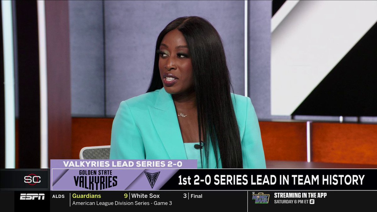 "You come at the queens, which are the Las Vegas Aces, you best not miss. And right now the Valkyries are not missing." Chiney Ogwumike on the Valkyries' impressive 2-0 lead in the semifinals 😤