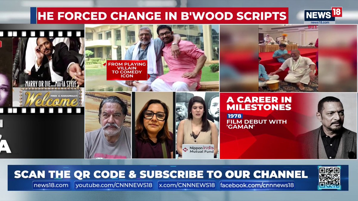 “We were very close. I don’t have the words...Whatever character he played, he brought it to life,” says actor Surendra Pal in conversation with CNN-News18's Kritsween Walia #NanaPatekar #Bollywood #Actor #Maharashtra