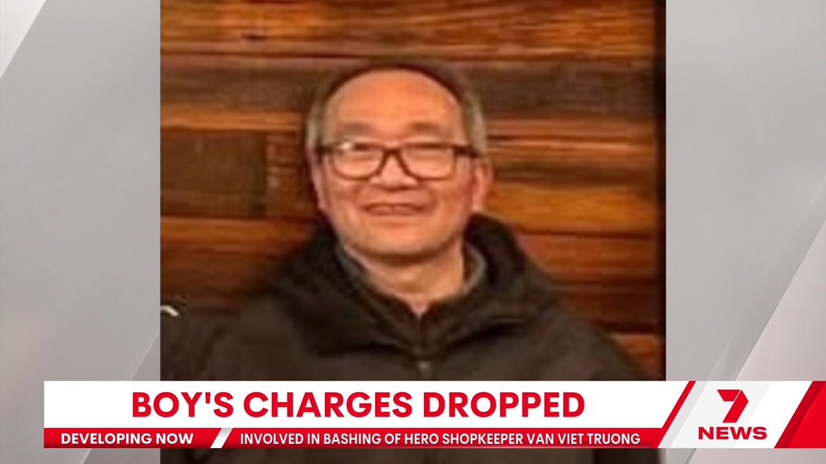 DEVELOPING: A 12-year-old boy involved in the fatal attack on Sunshine shopkeeper Van Viet Truong has had all charges dropped after a Children's Court determination.