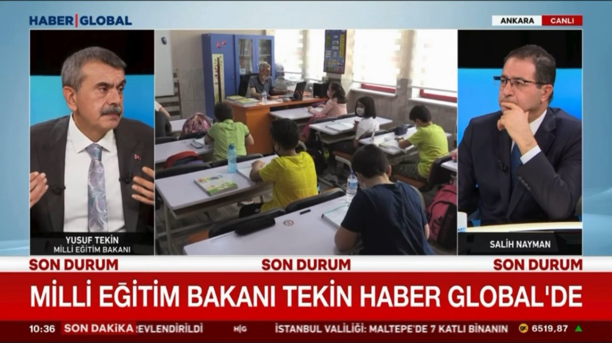 Yusuf Tekin, öğretmenlerdeki önlük uygulamasına ilişkin: "Bir öğretmenimiz önünde LGBT ya da benzeri bir çağrışım yapacak bir tişörtle okula gidiyorsa bu beni rahatsız eder. Öğretmenim emperyal ya da sömürgeci bir ülkenin bayrağını reklam edecek şekilde gidiyorsa bu beni rahatsız eder. Bunun mutlaka önüne geçmeliyim." (HaberGlobal)