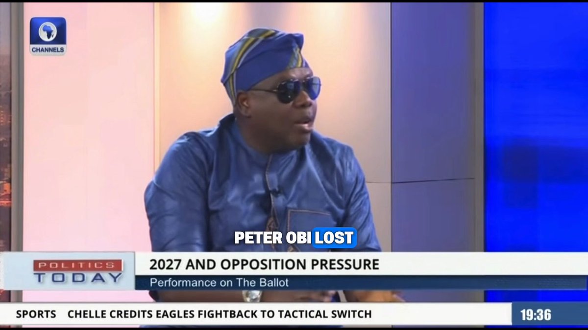 “President Bola Tinubu will give each of these candidates a margin of gap so much that you won’t believe it.” — Daniel Bwala, Special Adviser to the President, on Tinubu’s expected margin in the 2027 election. #seunokinbaloye #politicstoday #channelstv