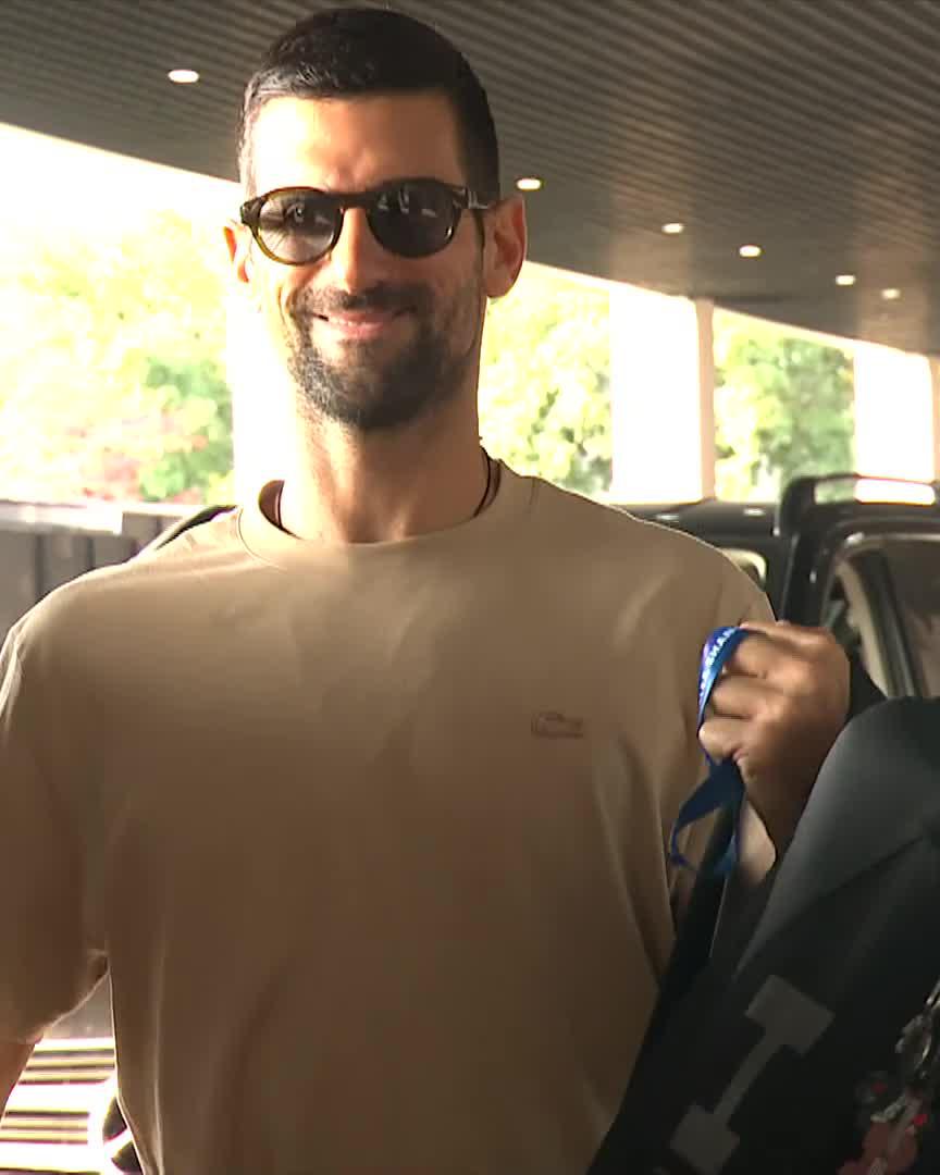 Look who has arrived 😎 Novak Djokovic is in the building! #RolexShanghaiMasters