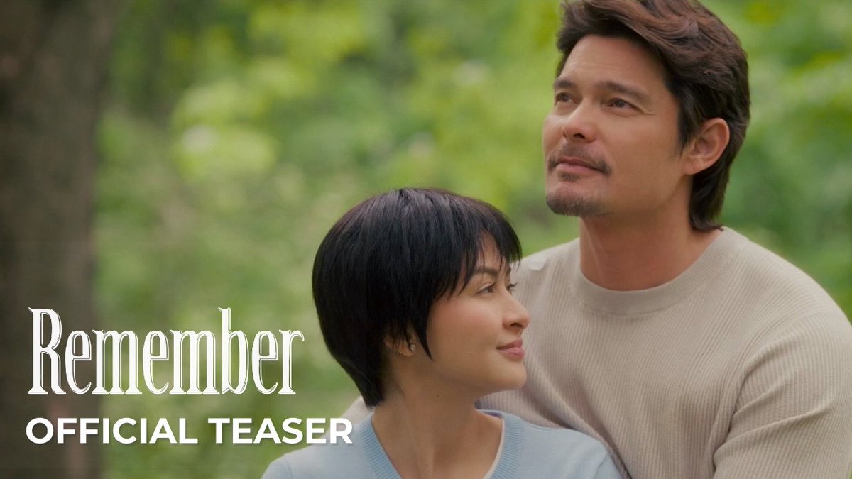 May mga bagay na bumabalik sa atin kapag handa na tayong makita ulit sila. 🍁❄️ Kaya may mga bumabalik sa big screens para sa isang kuwentong ipapaalala sa atin ang tunay na mahalaga. 🩵 Experience the magic of Dingdong Dantes and Marian Rivera, together once again in a new and exciting film by Mae Cruz Alviar, DGPI. REMEMBER An estranged couple who have forgotten what it means to love each other find themselves pretending to be together again for the sake of their daughter, whose memory is fading. As they remember their past, they learn that love has a long memory. All it sometimes needs is one miracle to remember. EXCLUSIVELY IN CINEMAS NOVEMBER 11, 2026