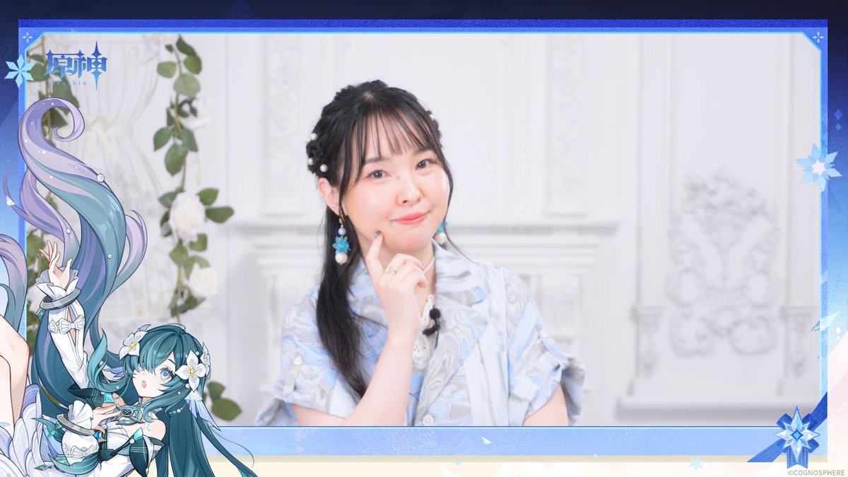 【声優インタビュー】 #ヴォジャニーツァ 役を務める声優、伊藤かな恵さんの収録後キャストインタビュームービーを公開しました。 🎁フォロー＆リポストで 抽選で2名様に #伊藤かな恵 さんのサイン色紙をプレゼント！ #原神 #Genshin