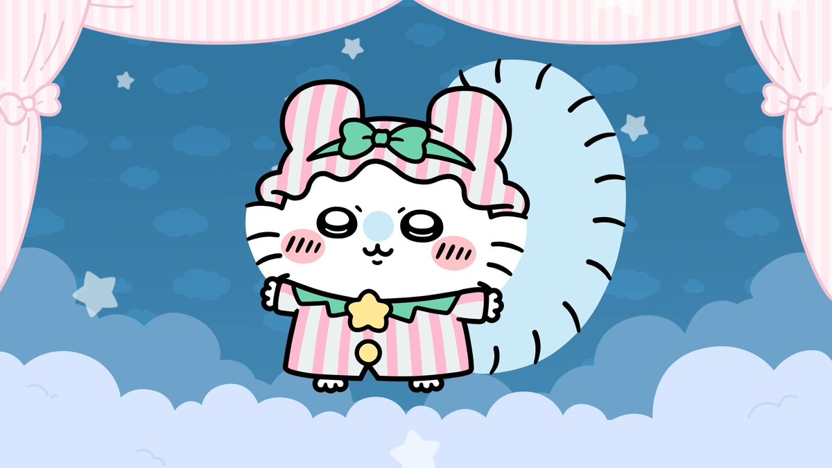 ╭━━━━━━━━━━╮ ⭐️ピーターパン衣装⭐️ モモンガ ╰━━━━━━━━━━╯ モモンガのピーターパン衣装をご紹介✨ ナイトキャップのリボンがポイント！ #ちいぽけ #ちいかわぽけっと #ちいぽけ1ꓸ5周年