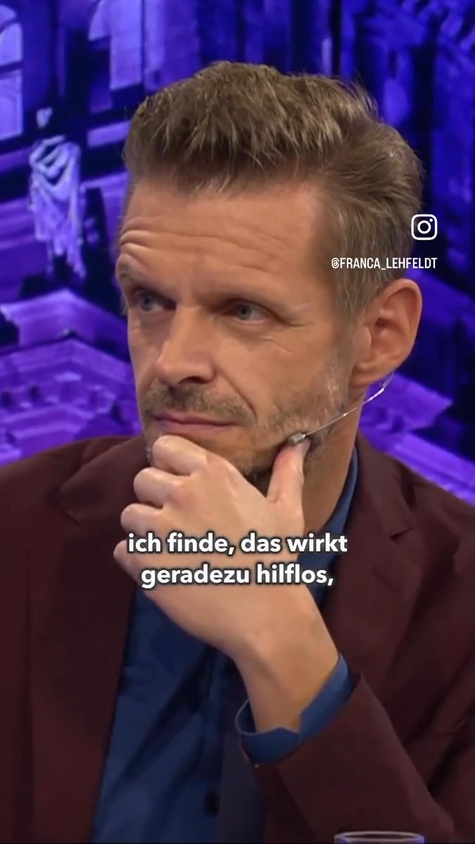 Der linke "Komiker" Florian Schroeder wird von der Journalistin Franca Lehfeldt zerlegt.