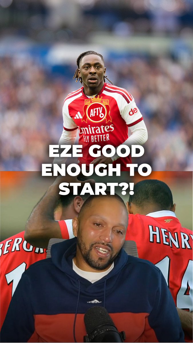 Is Eze REALLY good enough to start for Arsenal? 👀 #AFTVLive