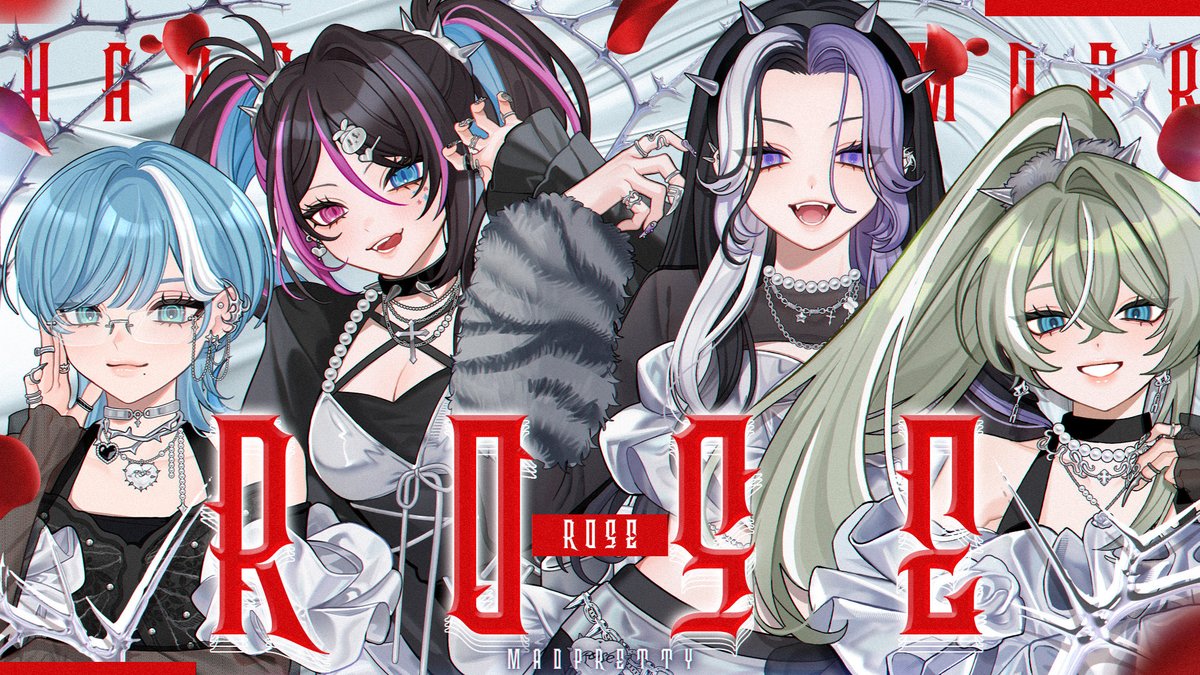 🌹・・ ┈ 𝐑𝐎𝐒𝐄 / 𝐇𝐀𝐍𝐀 ┈ ・・🌹 💜🩷💚🩵 𝑴𝑨𝑫♡𝑷𝑹𝑬𝑻𝑻𝒀 𝟏𝒔𝒕 𝒄𝒐𝒗𝒆𝒓 𝒔𝒐𝒏𝒈 💜🩷💚🩵 「 傷ついた跡さえ、私達が咲いた証になる。 」 🌹・・ ┈┈┈┈┈┈┈┈ ・・🌹 #s2MDPR