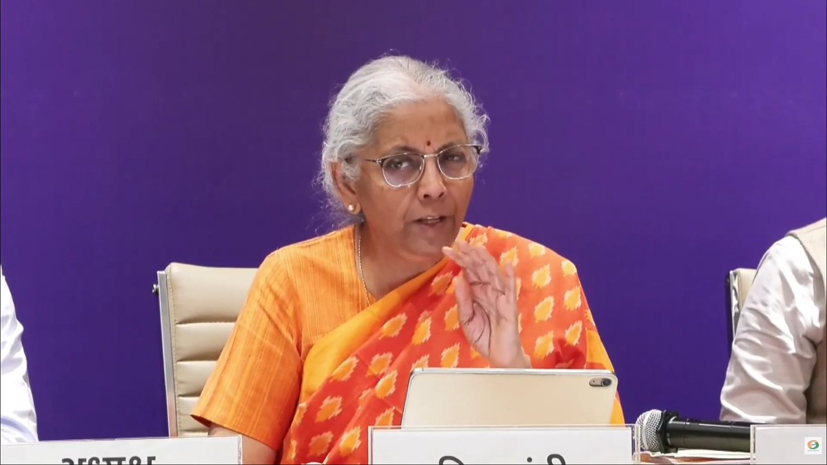 Today, we have distributed a concept note on an optional scheme for businesses with a turnover of up to ₹5 crore, supplying only to consumers. So, this will entail filing only one annual return with quarterly tax payments. The detailed framework will come for a decision before the next Council meeting. - Smt Nirmala Sitharaman during the media interaction on the outcomes of 57th GST Council Meeting