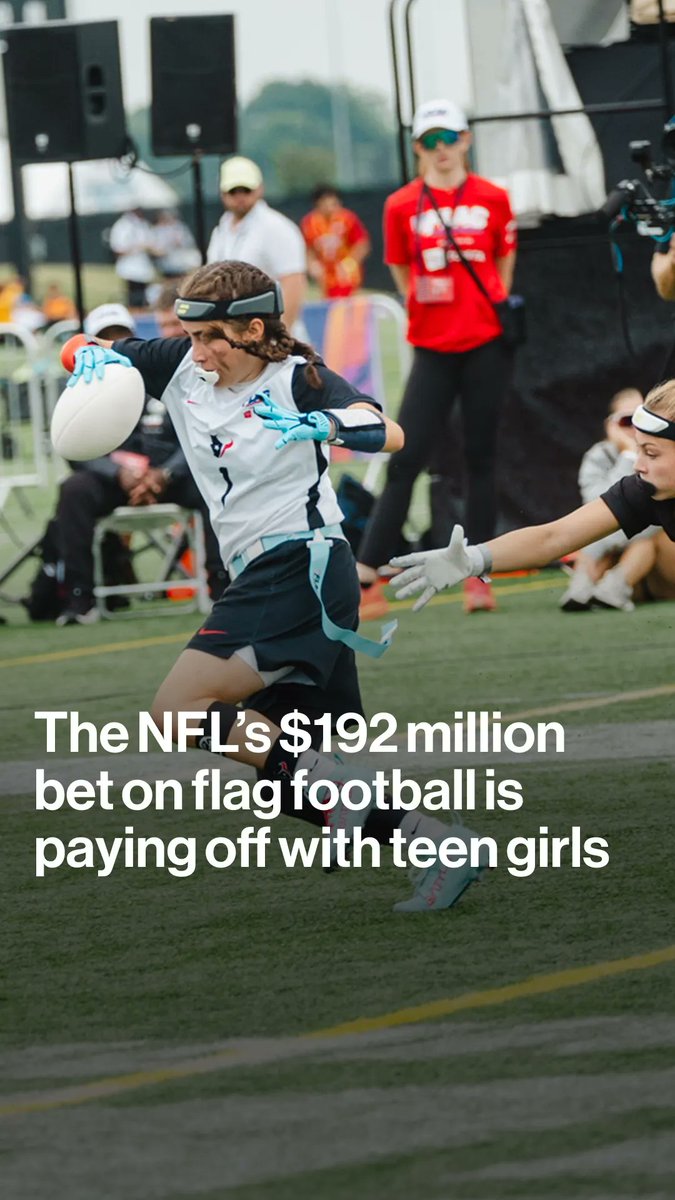 Twenty years ago, the NFL made a bet on flag football as an avenue for the American past time that's raising more and more concerns about safety among players. The sport has seen unprecedented growth since the pandemic — especially with girls. Next up: the Olympics and a college campus near you. Amanda Mull explains