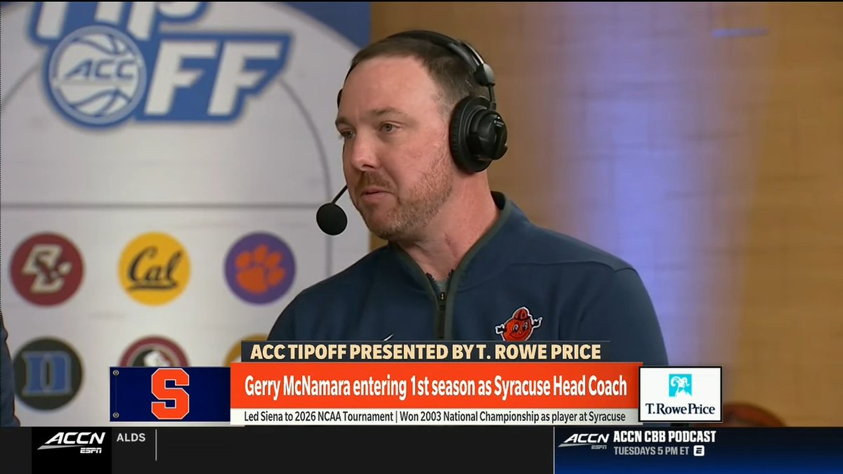 See what GMac had to say at ACC Tipoff 🍊🎥