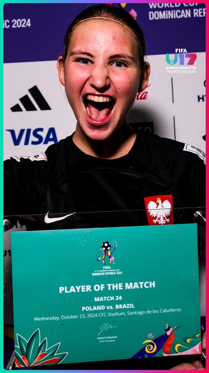 A fine Julia Wozniak save from 2024! 🇵🇱 Łączy nas piłka | #U17WWC