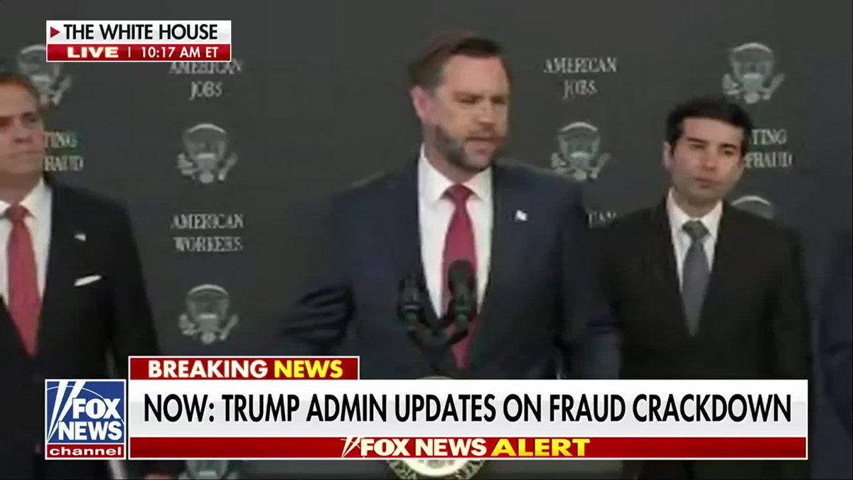 NEW: VP Vance calls out major U.S. companies for allegedly abusing the H-1B visa program to use cheap, foreign workers to replace Americans. "The H-1B visa program is meant to allow companies to bring in really the best of the best from outside the United States of America for positions that are completely impossible to fill with American workers." "Unfortunately, the program has become rife with fraud over the last several years, probably the last several decades."