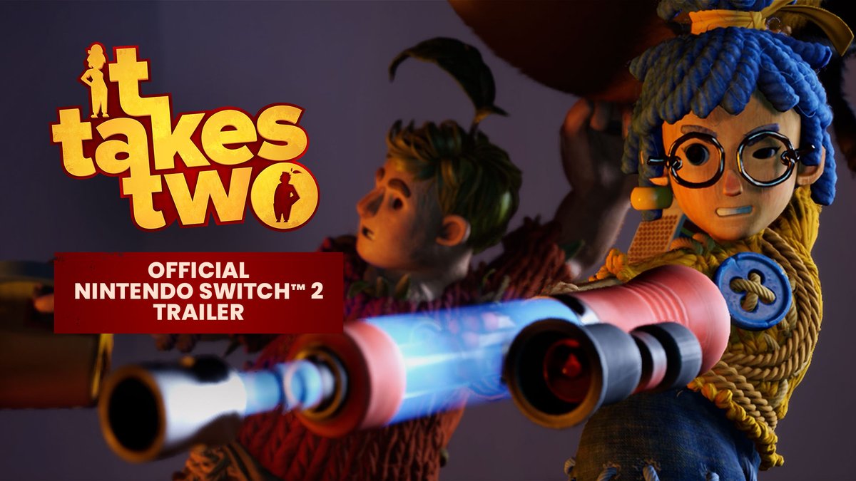 Pure co-op fun 🧡💙 You can play It Takes Two on Nintendo Switch 2 starting October 15! Hazelight Studios