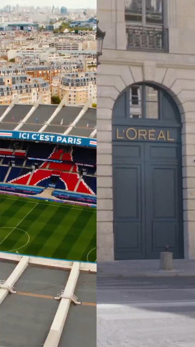 La beauté du collectif ❤️💙 L'Oréal Groupe devient le partenaire beauté du Paris Saint-Germain. Un partenariat inédit, jusqu’en 2028