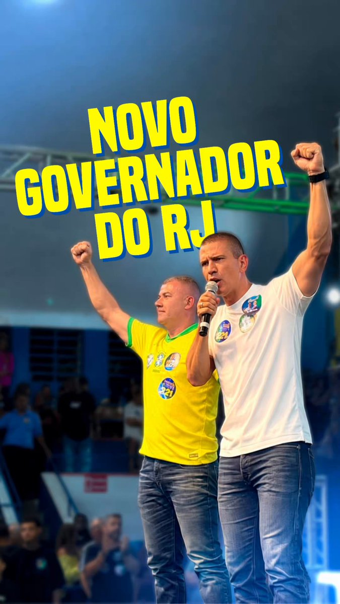 Acabouuuuu Douglas Ruas é o novo governador do Rio de Janeiro!!! É 2️⃣2️⃣🇧🇷