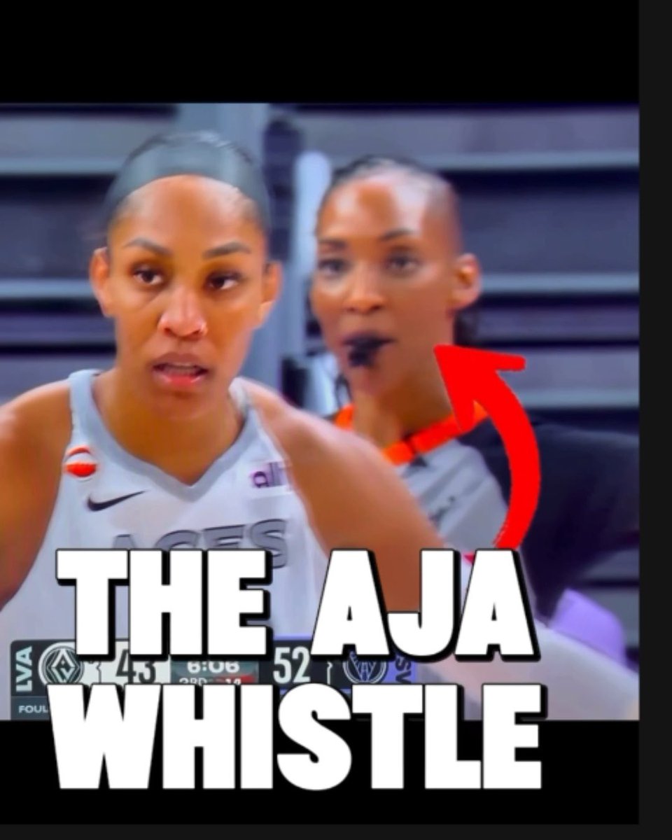 The REFS try their VERY BEST to GIVE ACES a WIN! #caitlinclark #wnba #shorts