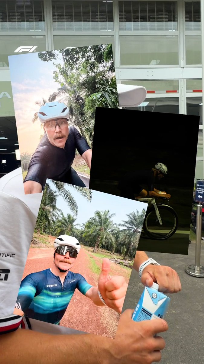 Valtteri snaked through the jungle on his way to Singapore 🐍 #F1 #SingaporeGP