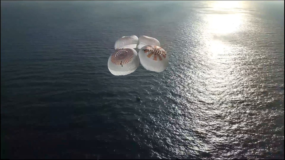 Splashdown of Dragon confirmed!