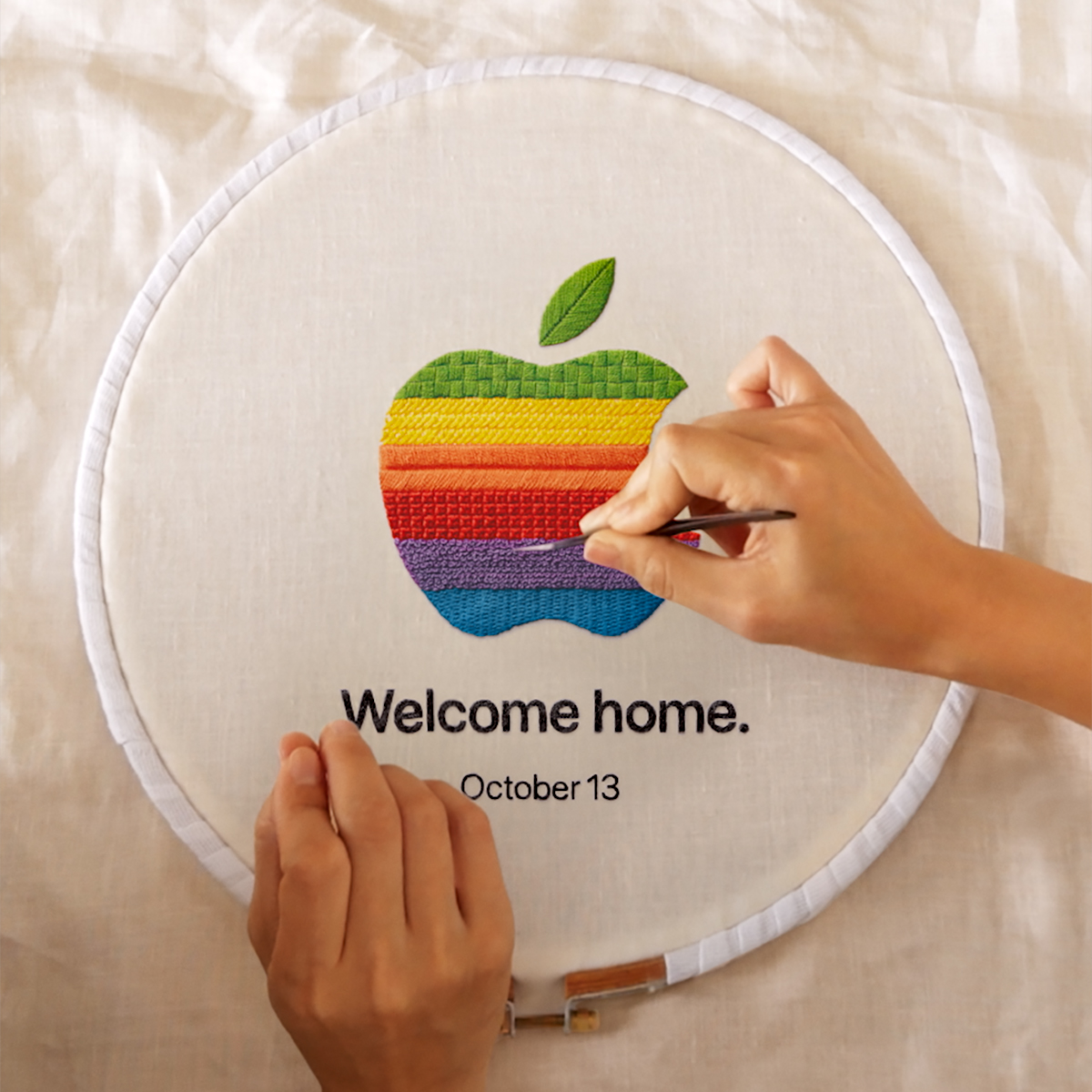 Welcome home. October 13.