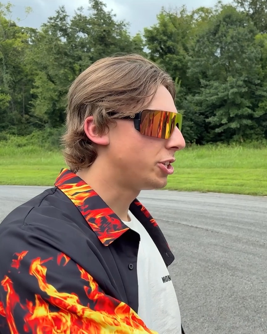 You can catch him on the track on Sundays and on your timeline the rest of the week. Catch Carson Hocevar on the next episode of RISING, streaming on Xumo Play.