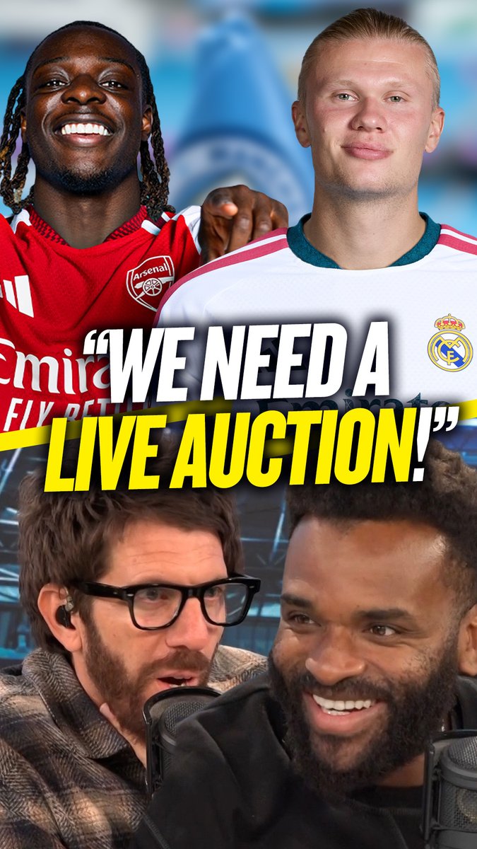 💰 "If they get relegated... live auction for the players." 🤩 "That would be unbelievable!" Andy Goldstein &amp; Darren Bent admit a live auction of Man City's player IF they go down would be "incredible" to watch