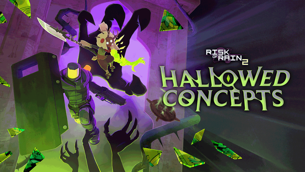 The latest DLC for Risk of Rain 2 has arrived! Explore the dark world of N'Kuhana in Hallowed Concepts. Available now!