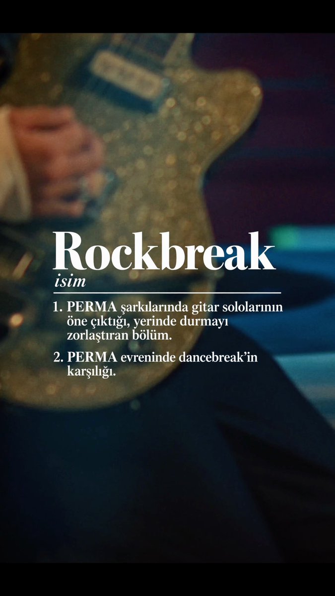 R O C K B R E A K Perma gururla sunar..