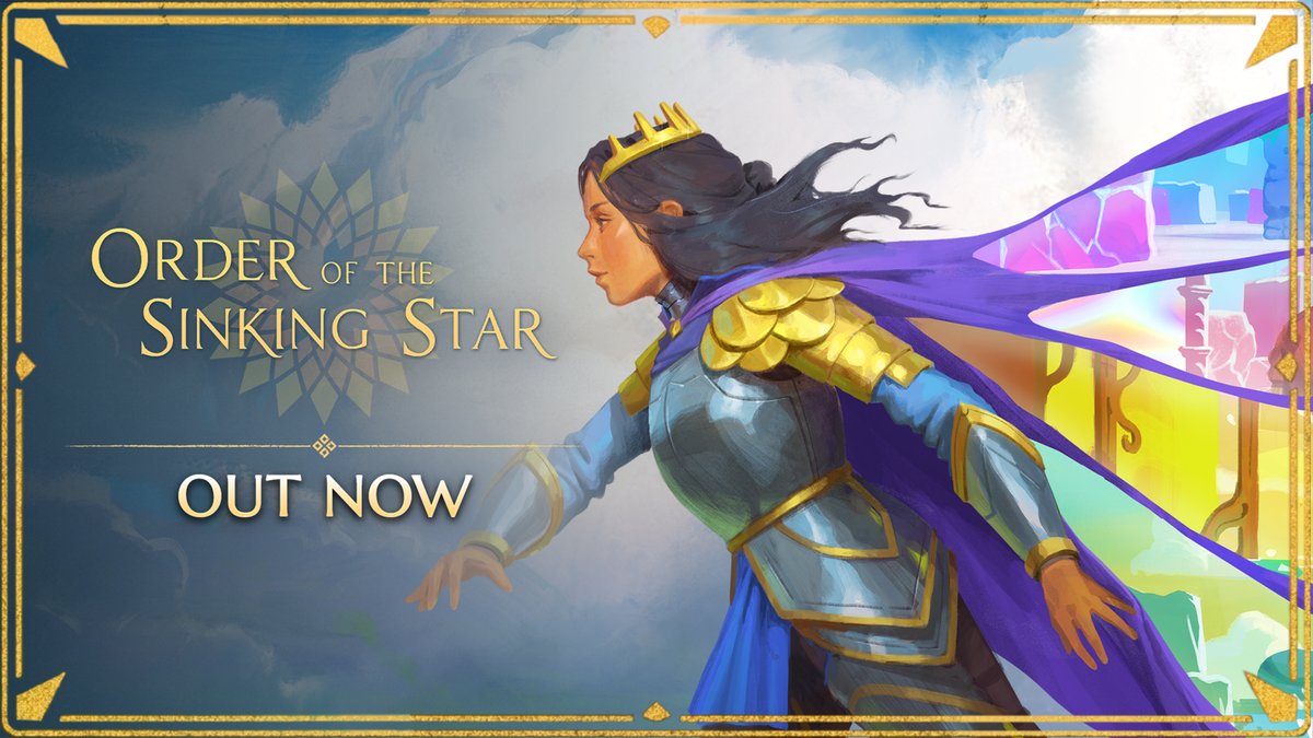 Order of the Sinking Star, the massive puzzle adventure from @Thekla_Inc and Jonathan Blow (director of Braid &amp; The Witness) is OUT NOW on Steam, Nintendo Switch 2 and PlayStation 5! 🧩 Get it today: