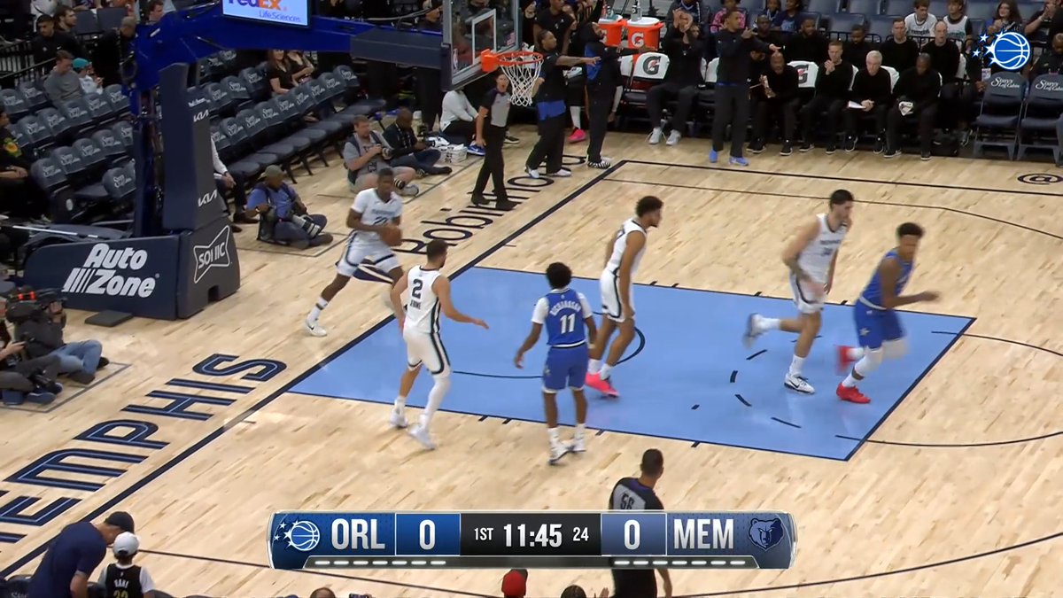 all 20 three-pointers made from preseason game 1 against Memphis 🔥