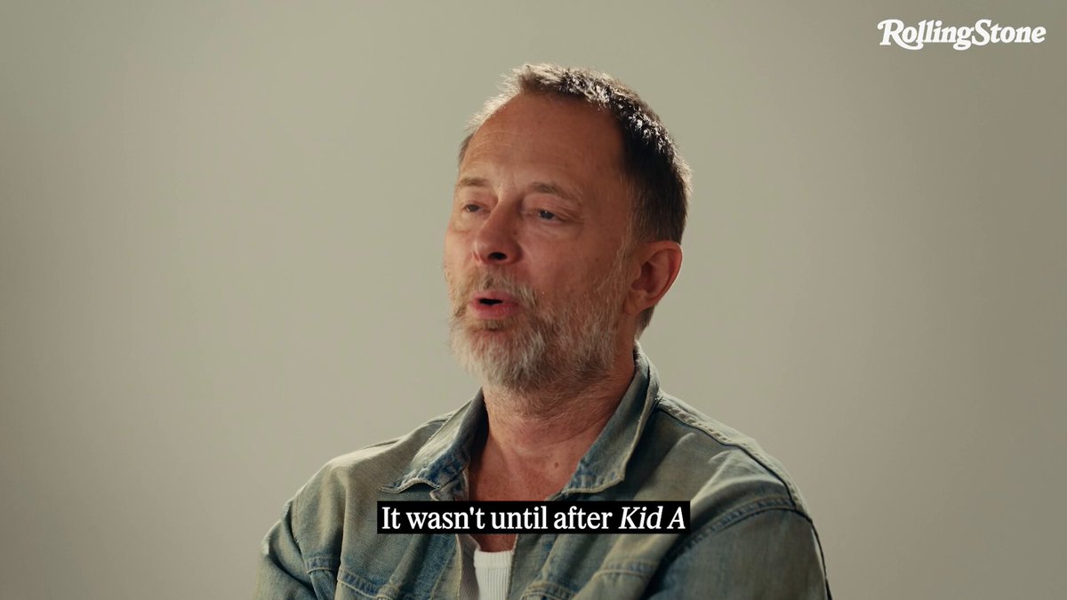 Thom Yorke talks to Harry Styles about making music on his own versus with a group: "I know that when I work on my own, it's quick because it's just me..."