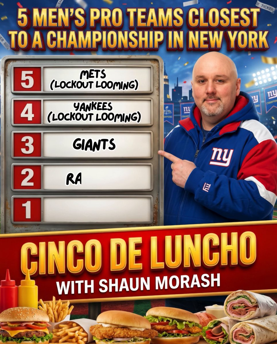 Morash ranks the five men's pro teams in New York that are closest to a championship: Shaun Morash