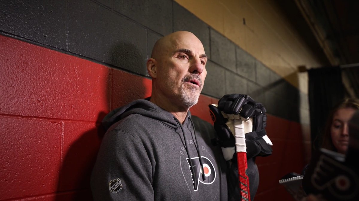 Head coach Rick Tocchet met with the media following Thursday's morning skate in Ottawa. #PHIvsOTT