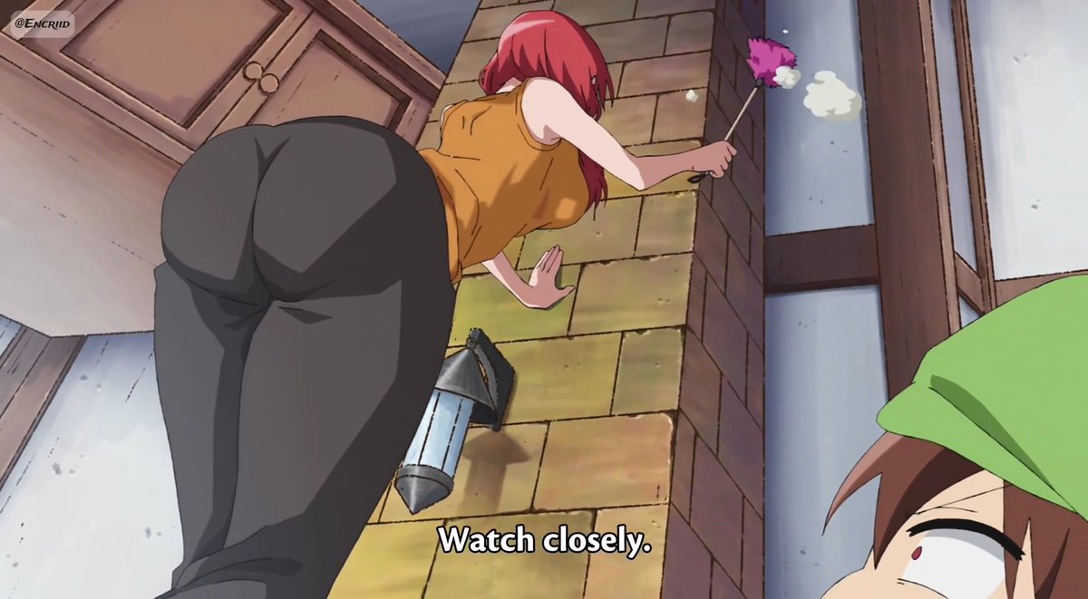 She also excels at cleaning. #anime #animetwt #fypシ
