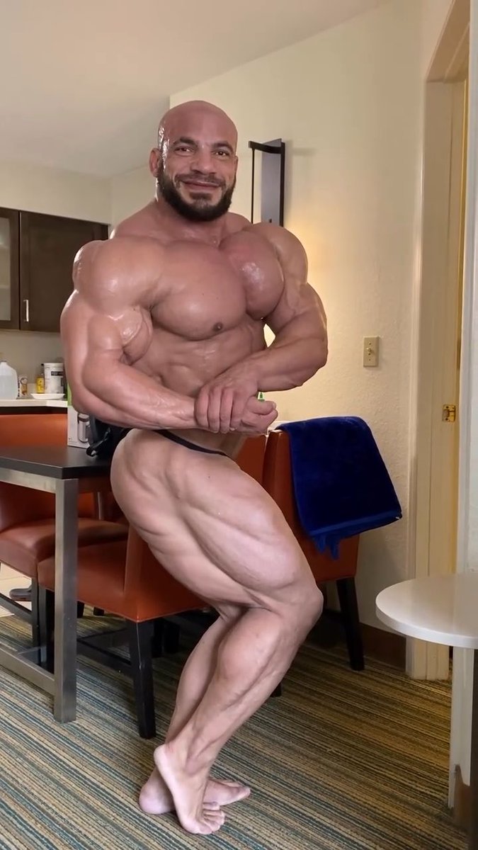 Dennis James “Throwback Thursday to a few days before Big Ramy made history at the 2020 Mr. Olympia”