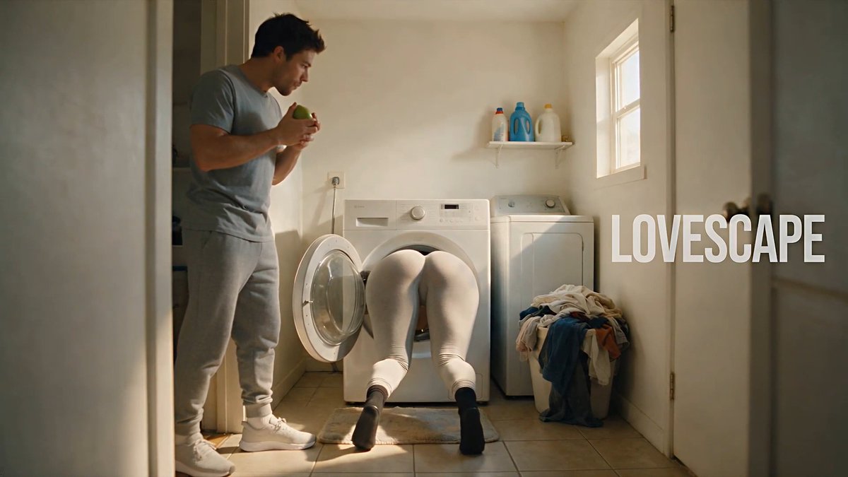 when โdoing the laundryโ goes wrong... or not create your own AI porn โ ๐ฅ #nsfw #thicc #bigass #sex #wataa