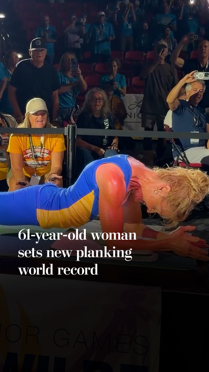 A 61-year-old Canadian woman set a new world record for the longest female abdominal plank at the World Senior Games in Utah. DonnaJean Wilde broke her previous record of 4 hours and 30 minutes, which she set in 2024.