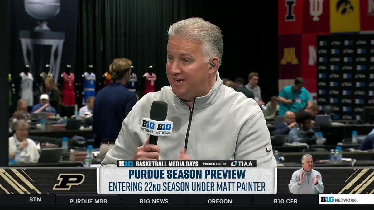 “We’ve been the most successful non-conference team in the country the last five years, but yet I got three exhibition losses—well, those are beautiful.” HC Matt Painter talks the importance of exhibition games for Purdue Men's Basketball's preparation 👇