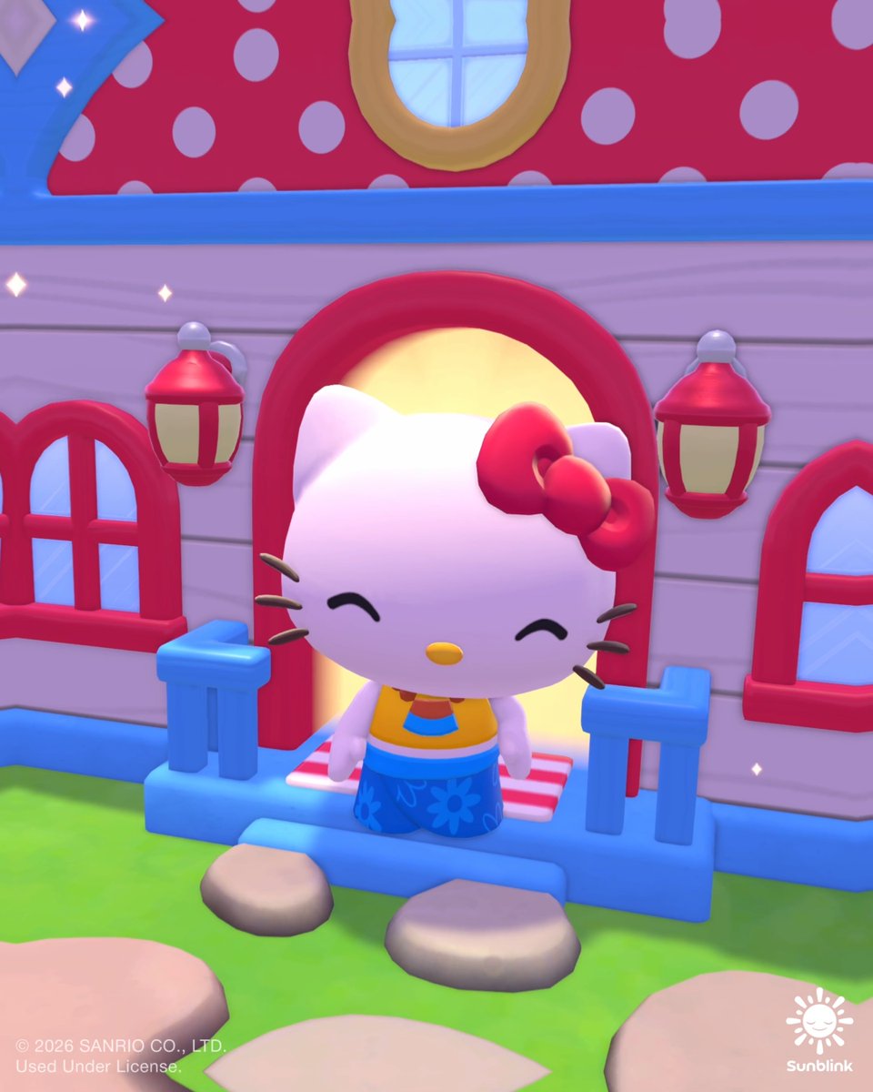 Time to build your dream home and more in Hello Kitty Island Adventure! 🏠🏝️✨ Welcome Home is now available on all platforms. Play now: